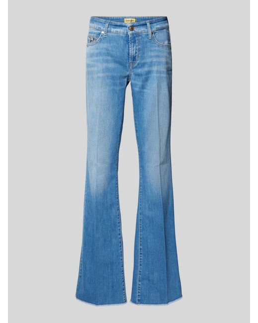 Cambio Flared Jeans 5-Pocket-Design Modell 'PARIS' in Blue für Herren