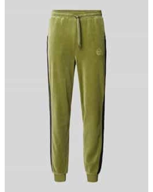 Sergio Tacchini Sweatpants Met Labelstitching in het Green voor heren