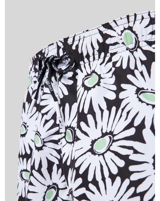 HUGO Regular Fit Zwembroek Met Labelpatch in het Multicolor voor heren