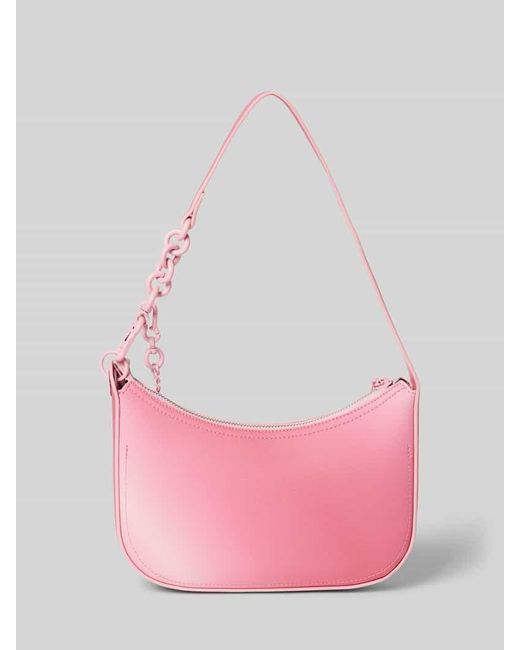 Juicy Couture Pink Hobo Bag mit Label-Applikation Modell 'JASMINE'