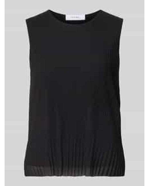 Comma, Blouses Korte Mouw in het Black
