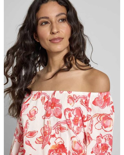 Christian Berg Women Pink Regular Fit Bluse mit 3/4-Arm