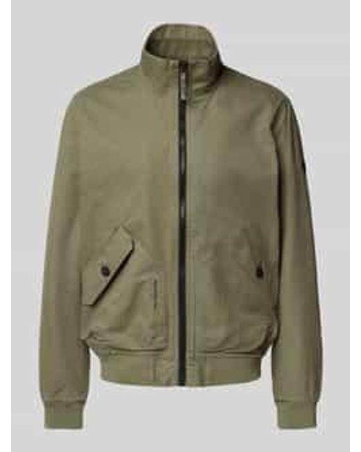S.oliver Regular Fit Blouson Met Contrastdetails in het Green voor heren