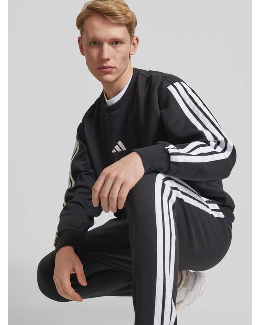 Adidas Sweatshirt Met Labelprint in het Black voor heren