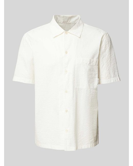 Marc O' Polo Regular Fit Freizeithemd mit Brusttasche in White für Herren