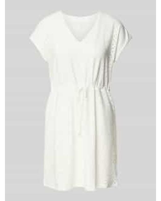 Vero Moda Getailleerde Mini-jurk Met Ajourpatroon in het White