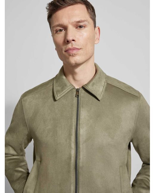 Tom Tailor Tom Tailor Leren Jassen in het Green voor heren