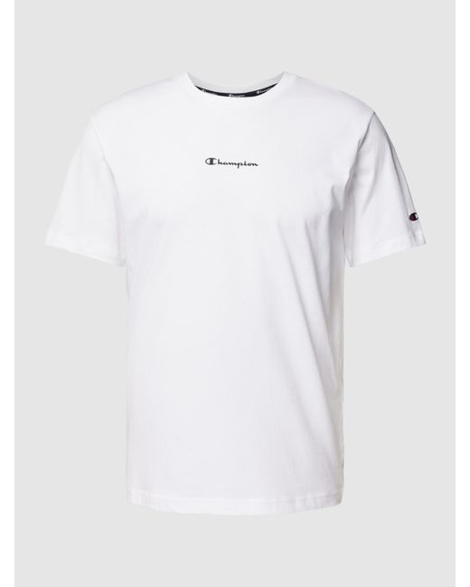 Champion T-shirt Met Labelprint in het Wit voor heren | Lyst NL