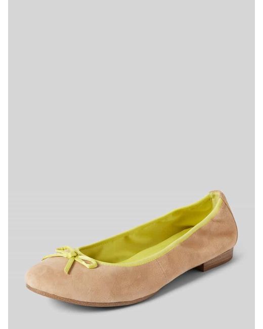 Tamaris Yellow Ballerinas mit Blockabsatz