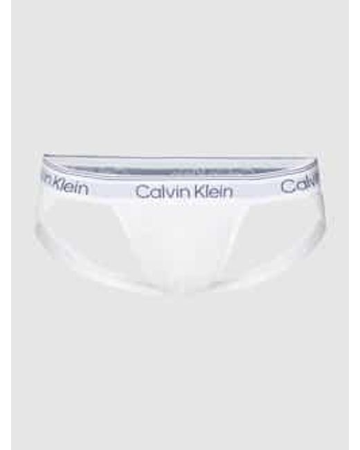 Calvin Klein Suspensoir Met Elastische Band Met Logo in het White voor heren