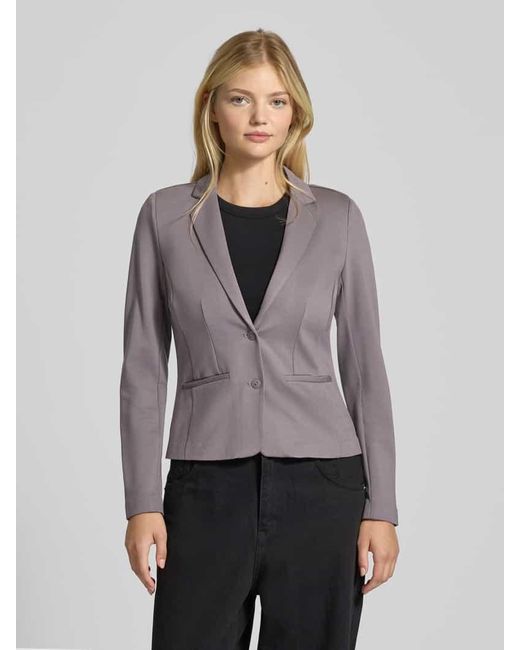 ONLY Multicolor Regular Fit Blazer aus Viskose-Mix Modell 'POPTRASH LIFE'