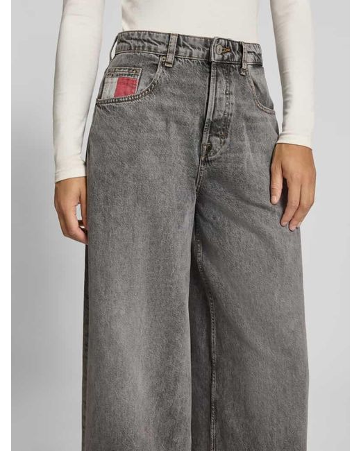Tommy Hilfiger Gray Loose Fit Jeans aus reiner Baumwolle Modell 'CHARLIE'