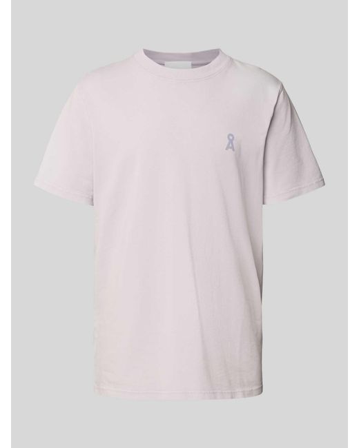 ARMEDANGELS Regular Fit T-Shirt Van Puur Katoen in het Pink voor heren