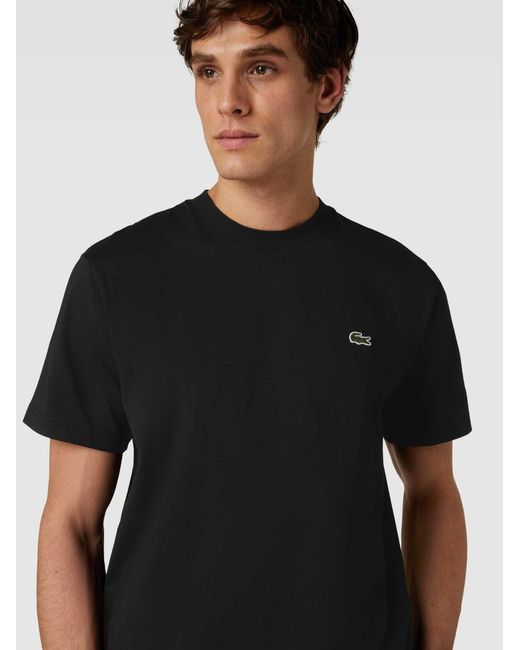 Lacoste T-Shirts in het Black voor heren