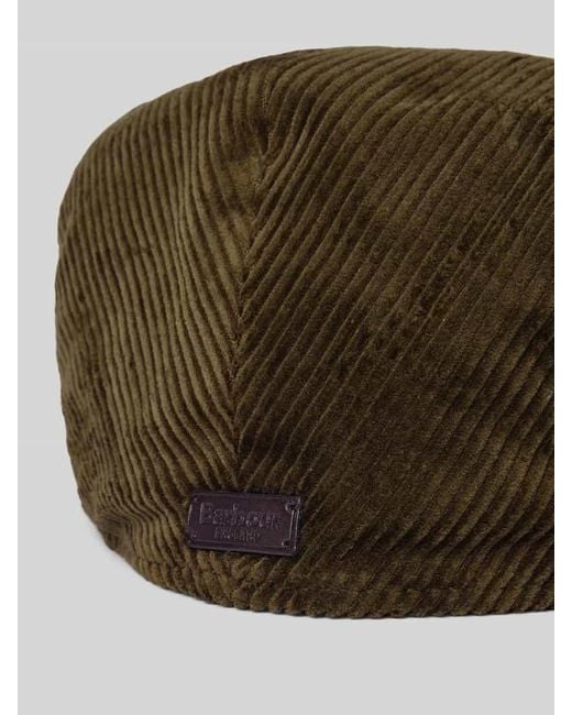 Barbour Schiebermütze aus Baumwoll-Cord Modell 'WESTDALE' in Brown für Herren