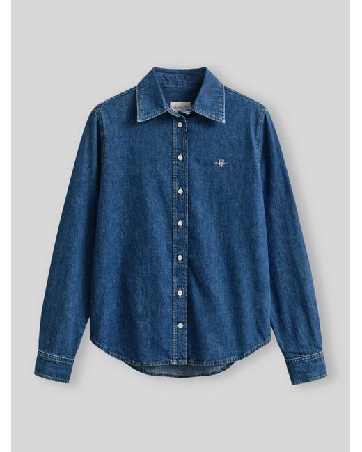 Gant Spijkerblouses in het Blue