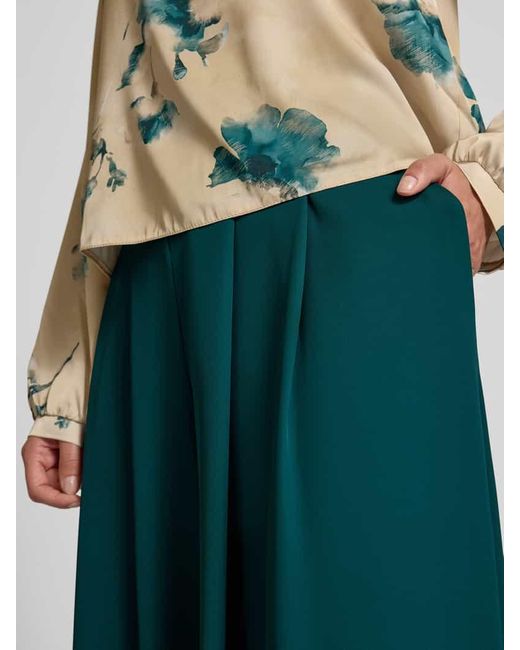 Rinascimento Green Wide Leg Stoffhose mit Raffungen