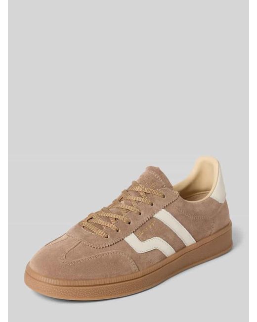 Gant Natural Sneaker aus Leder mit Schnürung Modell 'Cuzima'