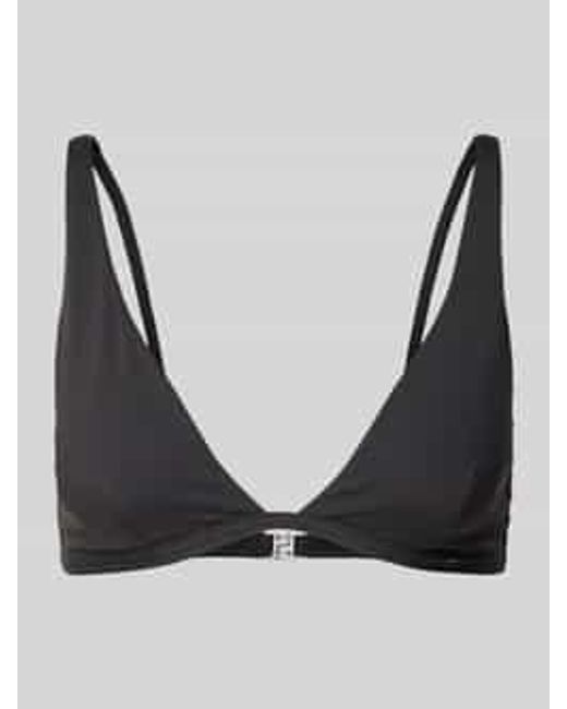 Calvin Klein Bikinitop Met Haakjessluiting in het Black