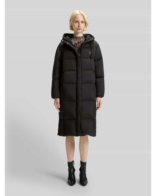 HUGO Black Regular Fit Daunenmantel mit Kapuze Modell 'FINI-3'