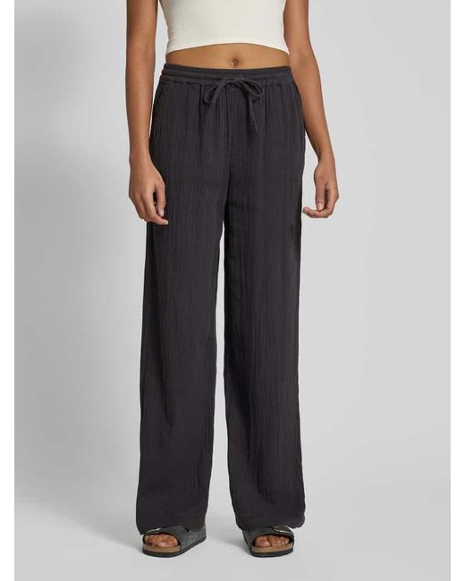 ONLY Blue Regular Fit Hose mit weitem Bein Modell 'THYRA'