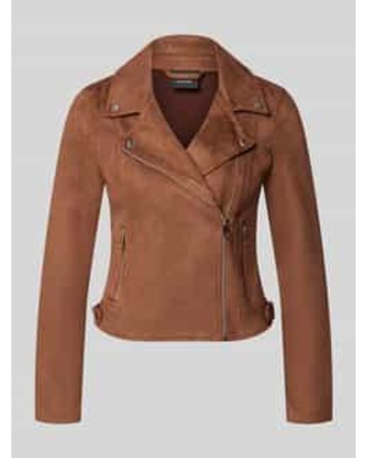 Vero Moda Leren Jassen in het Brown