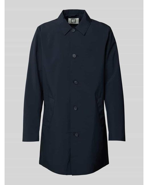 Casual Friday Shaped Fit Jacke Mit Seitlichen Leistentaschen in Blue für Herren