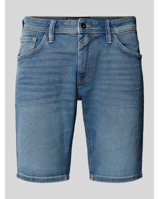 Tom Tailor Korte Regular Fit Jeans in het Blue voor heren