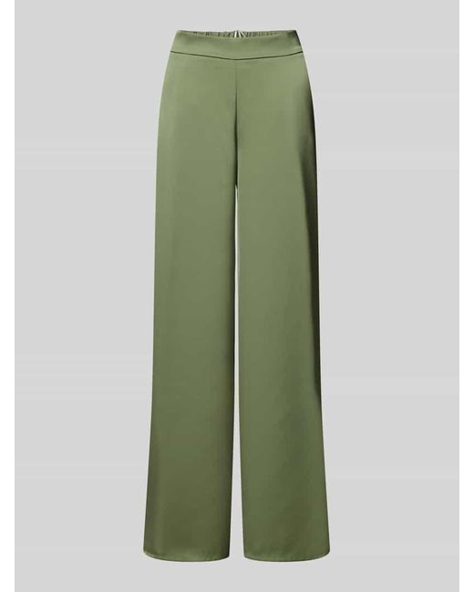 VM VERA MONT Green Wide Leg Stoffhose Mit Elastischem Bund