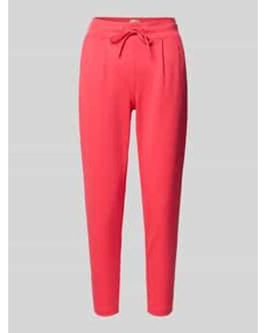 Ichi Joggers & Trackpants in het Red