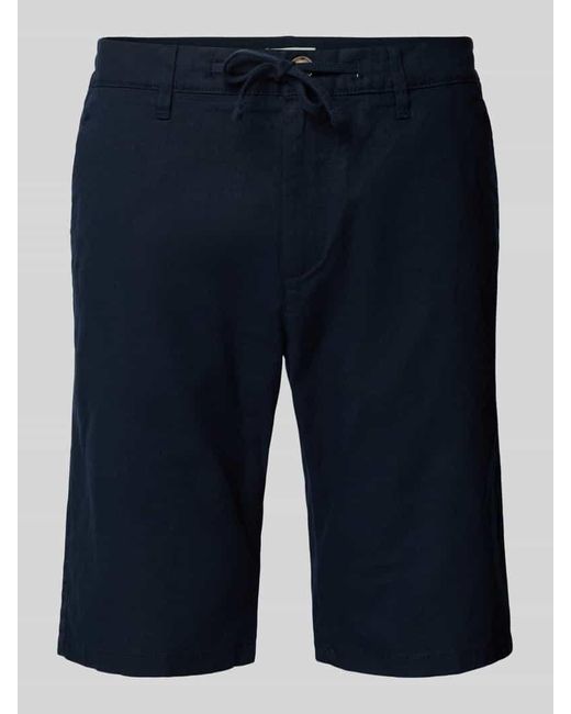 Tom Tailor Shorts mit Strukturmuster in Blue für Herren