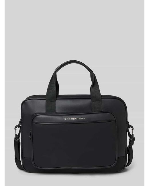 Tommy Hilfiger Laptoptasche mit abnehmbarem, verstellbarem Schulterriemen in Black für Herren