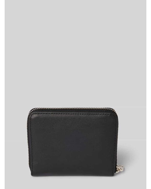 Liebeskind Berlin Black Portemonnaie mit Label-Detail Modell 'Conny'