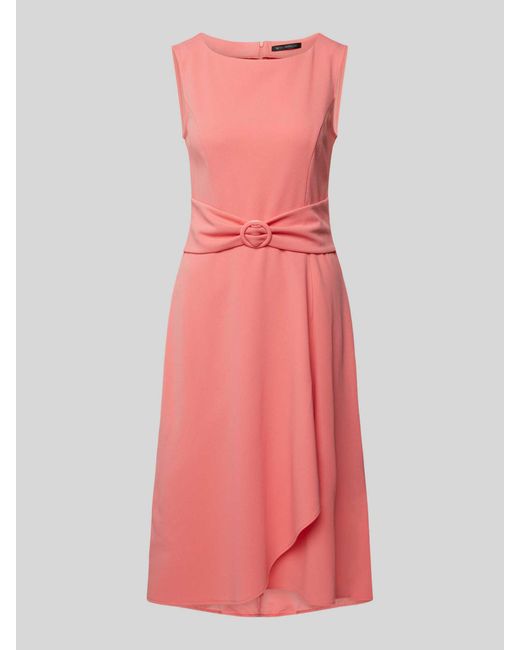 Betty Barclay Midi-jurk Met Ronde Hals in het Pink