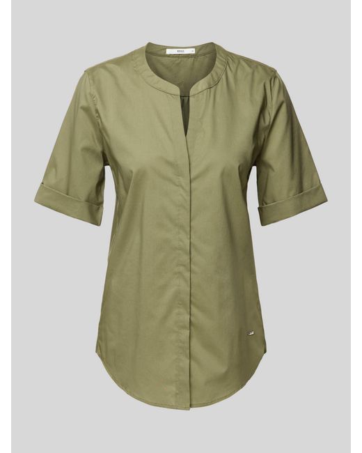 Brax Green Bluse mit Tunikakragen Modell 'Style. Veri'