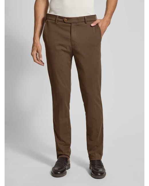 Mmx Chino mit Gesäßtaschen Modell 'Lupus' in Brown für Herren