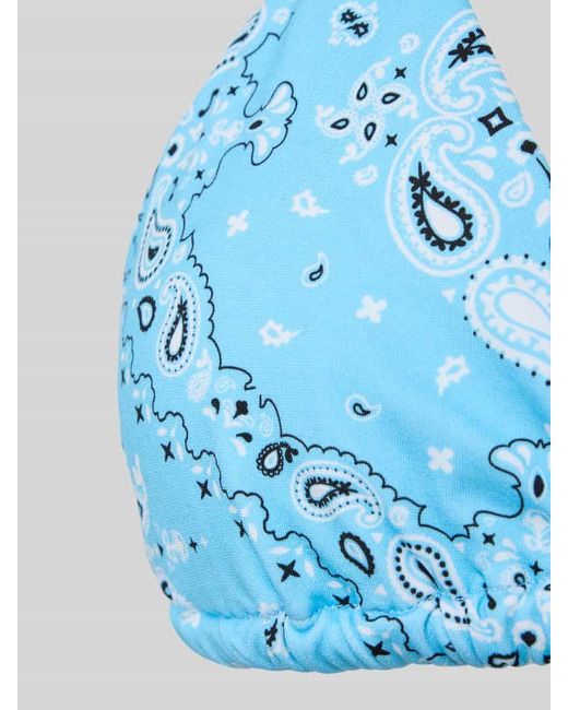 Banana Moon Blue Bikini-Oberteil in Triangel-Form Modell 'Rico'