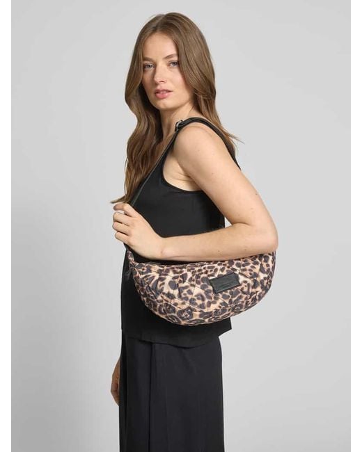 SEIDENFELT Multicolor Crossbody Bag mit Label-Detail Modell 'EVENES'