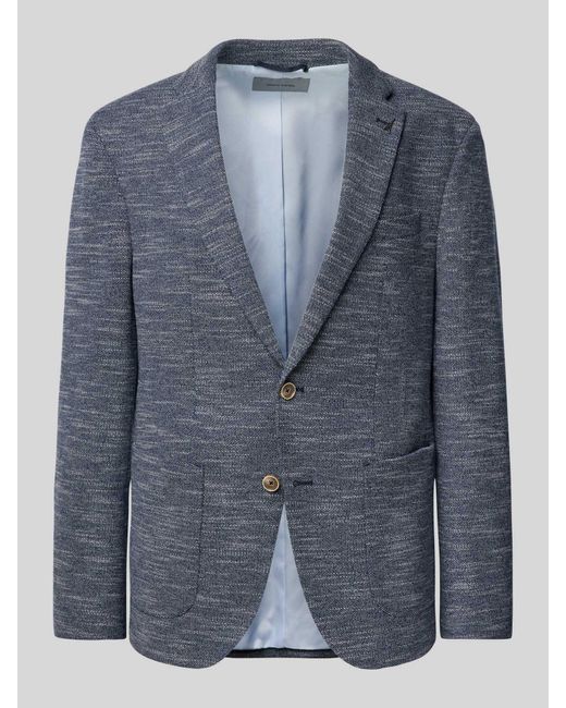 Pierre Cardin Colbert Met Opgestikte Zakken in het Blue voor heren