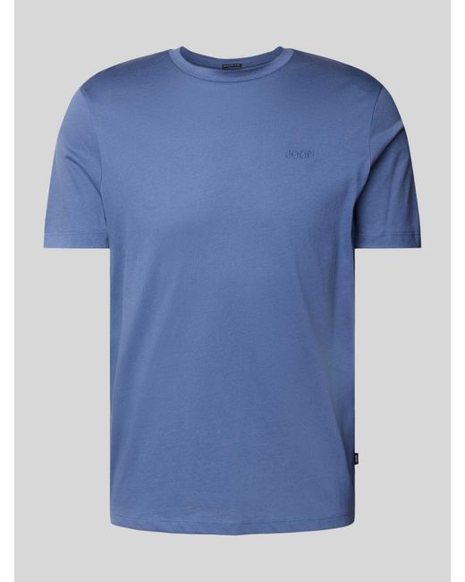 Joop! T-Shirt mit Label-Stitching Modell 'Cosmo' in Blue für Herren