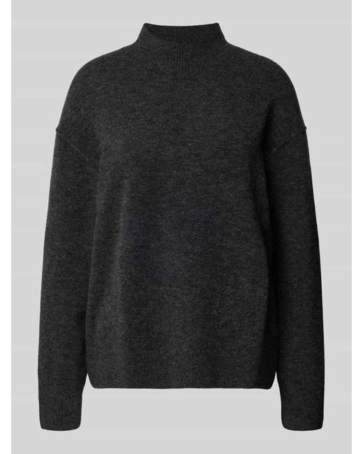 Marc O' Polo Black Regular Fit Strickpullover aus Schurwoll-Mix