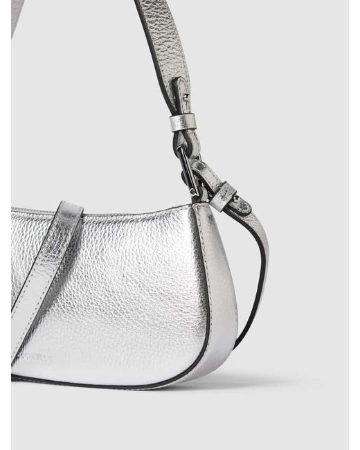 Coccinelle Natural Handtasche aus Leder in metallic Modell 'MERVEILLE'
