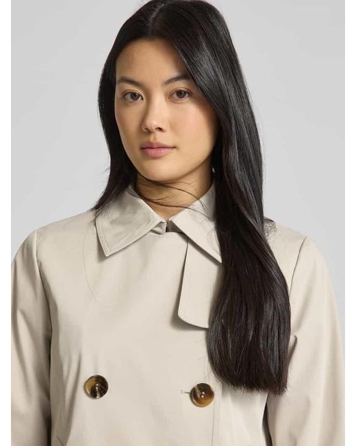 MICHAEL Michael Kors Natural Trenchcoat Mit Leistentaschen
