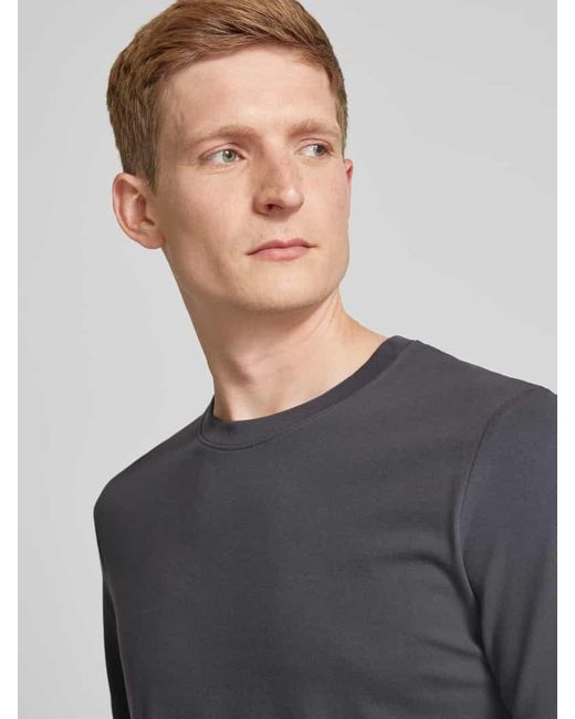 Tom Tailor T-Shirt im unifarbenen Design in Black für Herren