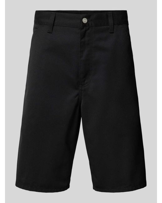 Carhartt Bermuda Met Steekzakken, Model 'Simple Short' in het Black voor heren