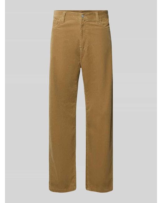 Carhartt Cordhose mit Eingrifftaschen Modell 'LANDON' in Natural für Herren
