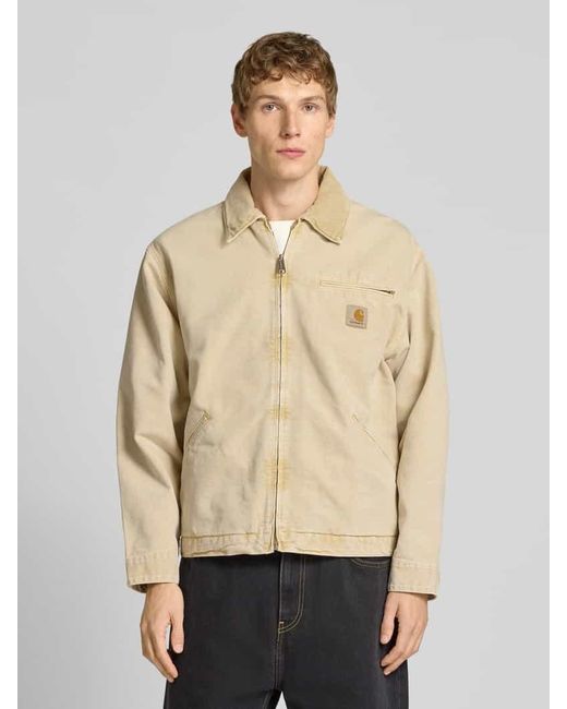Carhartt Jacke mit Umlegekragen und Reißverschluss in Natural für Herren