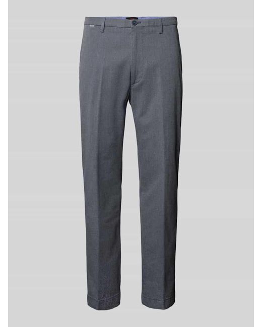 Cinque Slim Fit Chino mit Strukturmuster Modell 'brody' in Gray für Herren