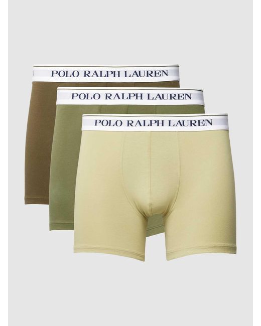 Polo Ralph Lauren Boxershorts mit elastischem Logo-Bund im 3er-Pack in Multicolor für Herren