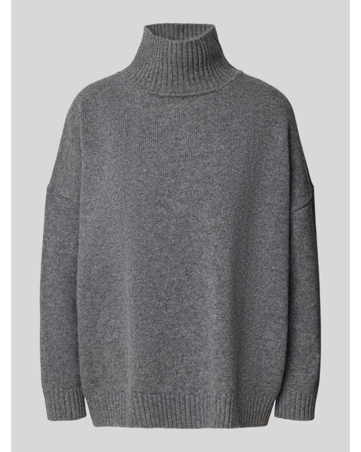 Weekend by Maxmara Oversized Coltrui Van Een Pure Scheerwol, Model 'Borgia' in het Gray